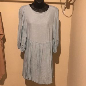 Baby blue babydoll style dress